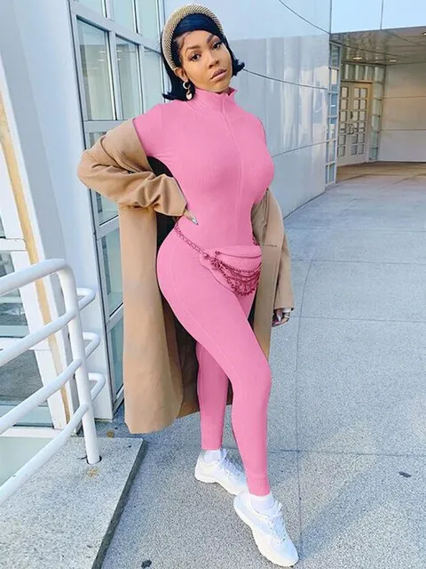 One Piece Turtleneck Jumpsuit