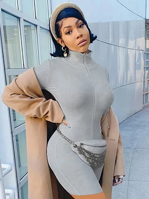 One Piece Turtleneck Jumpsuit