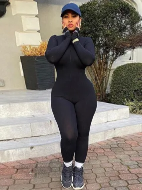 One Piece Turtleneck Jumpsuit