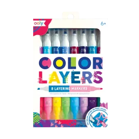Ooly Color Layers Double Ended Markers | Set of 8