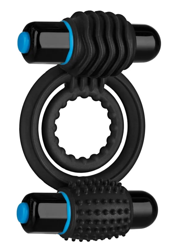 Optimale Vibrating Double C Ring - Black
