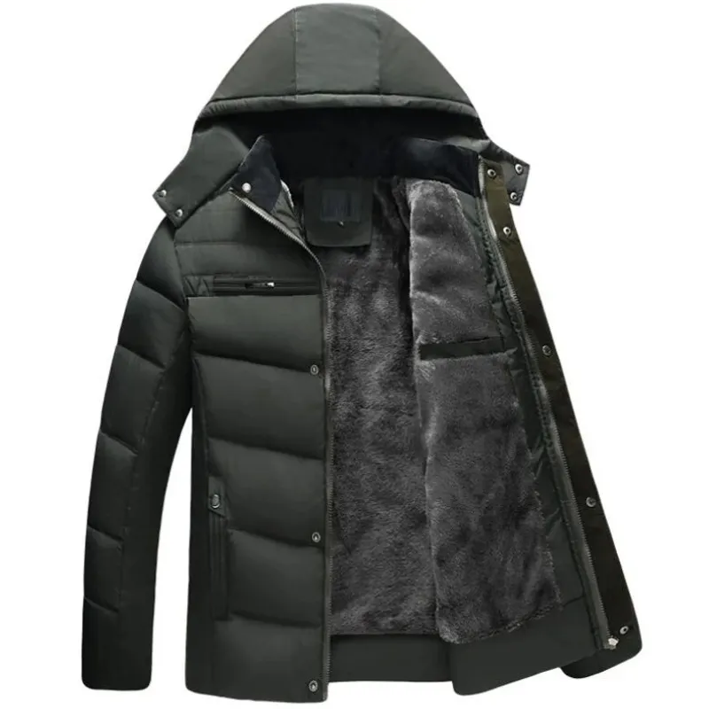 Pakheer - Parka Winterjas Heren – Warm Gevoerd met Capuchon en Waterafstotend