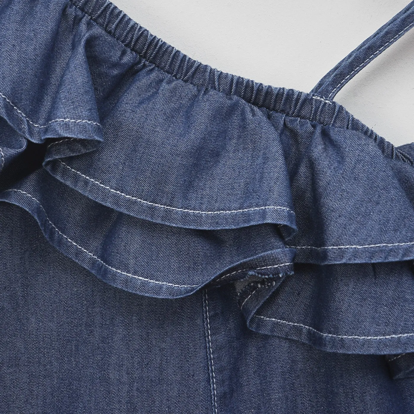 Panco Denim Jumpsuit, Bloom