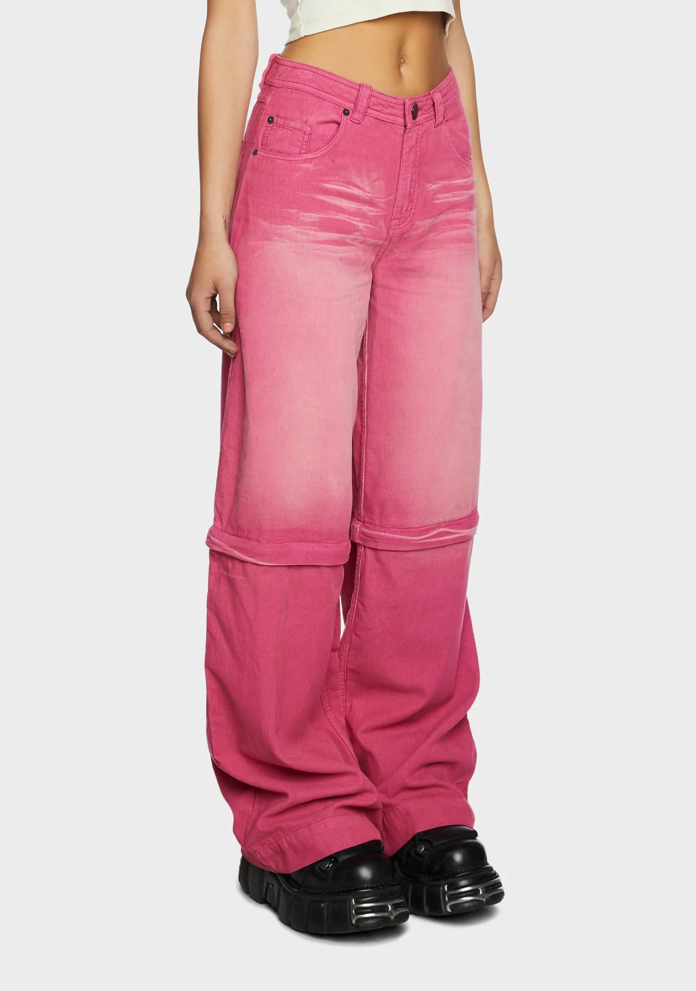 Paradise Cord Zip Cargo Pants