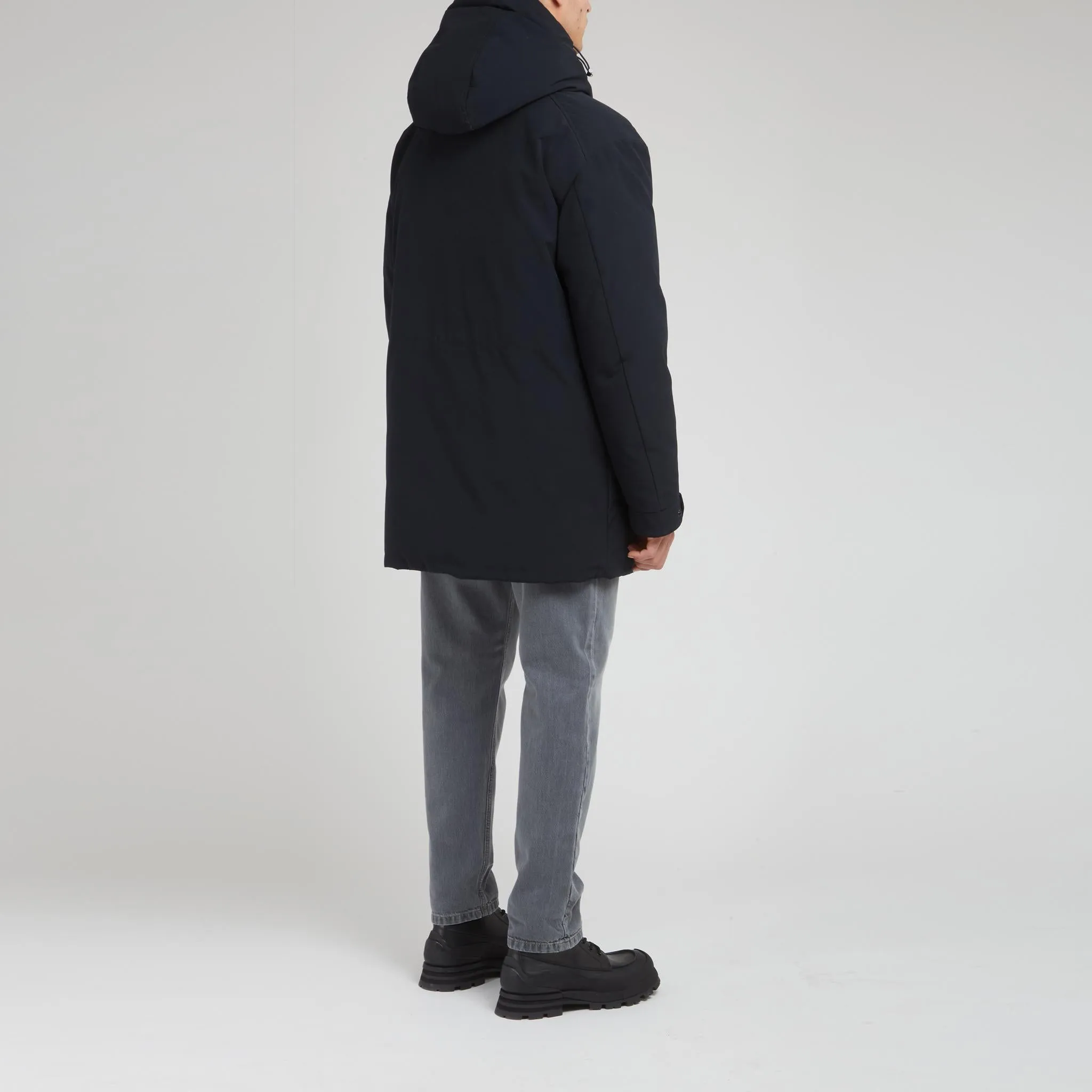 Parka "Prefouns" in tessuto blu