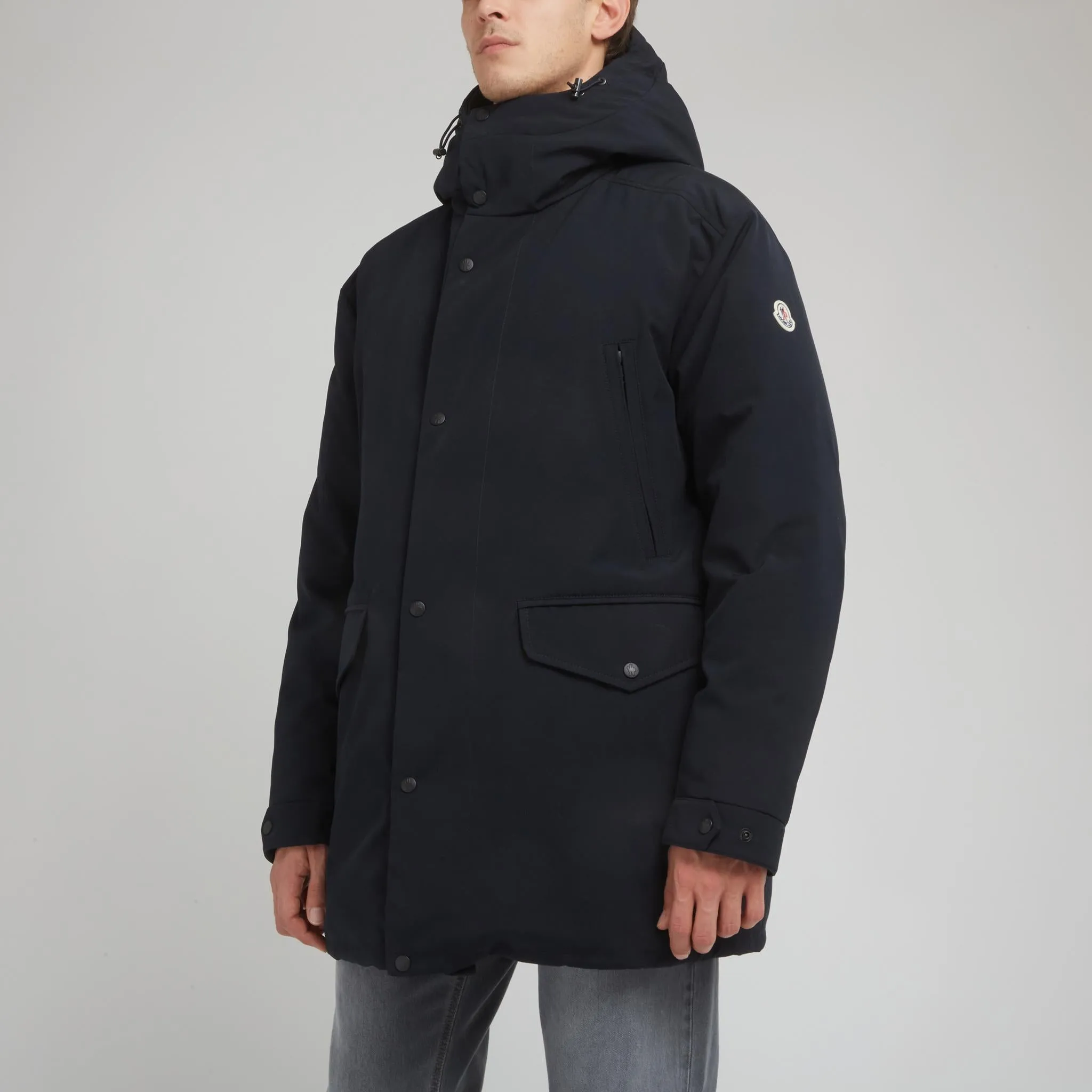 Parka "Prefouns" in tessuto blu