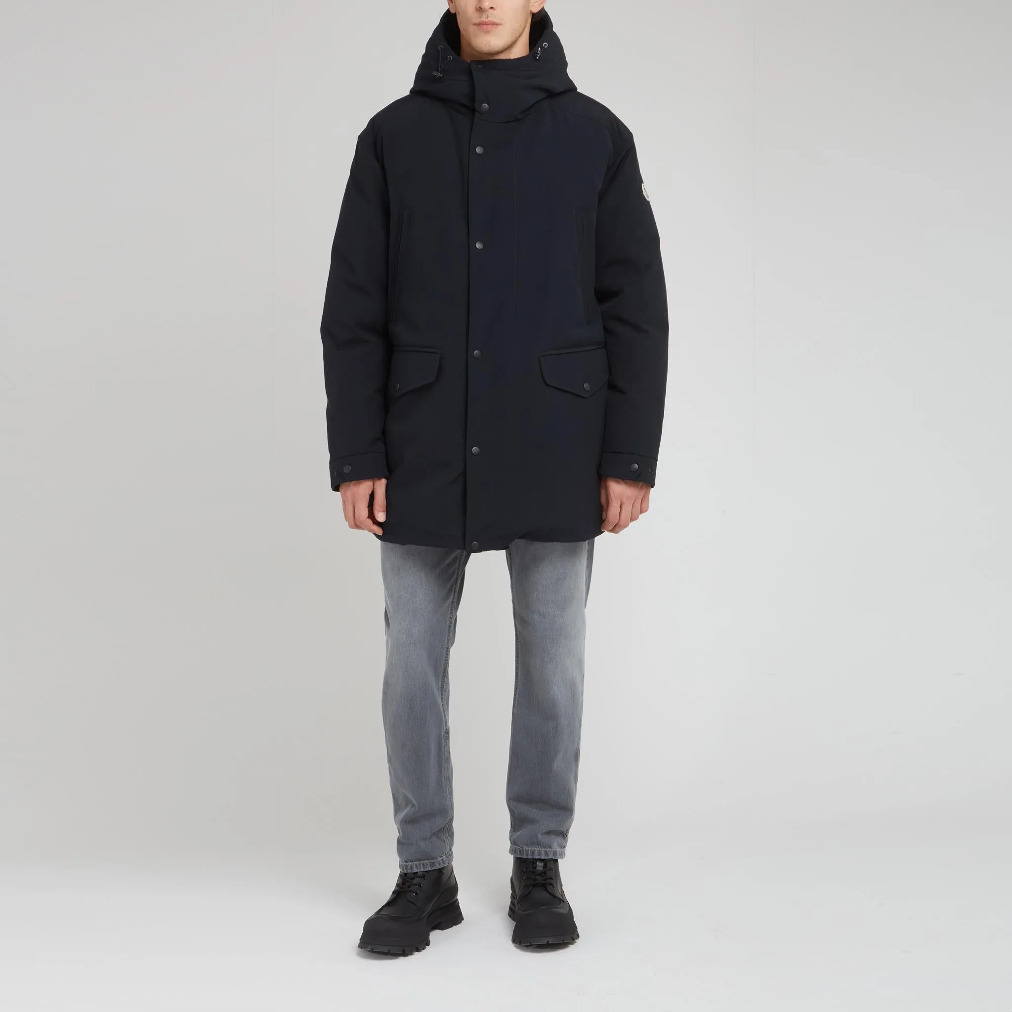 Parka "Prefouns" in tessuto blu