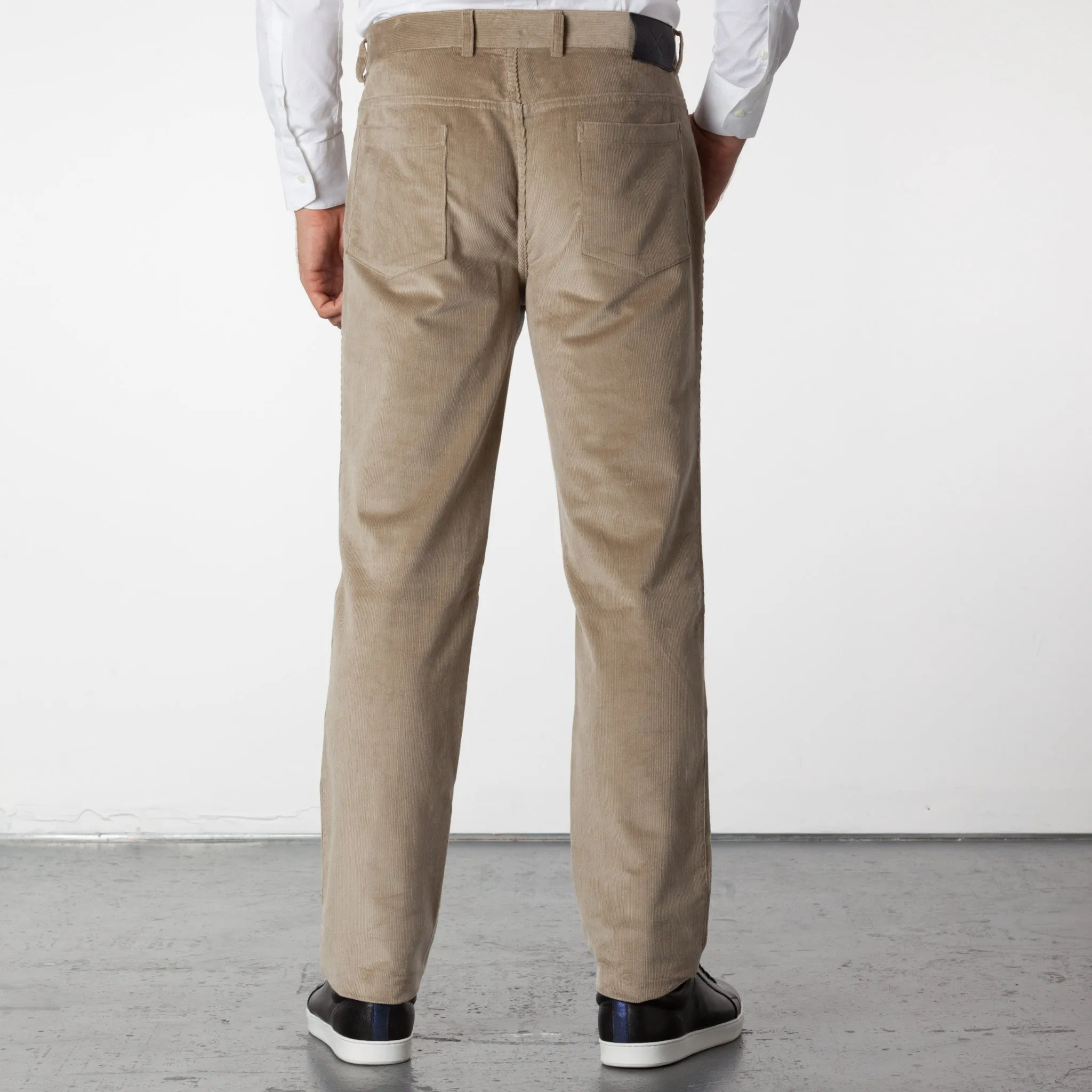 Parker 5 Pocket Corduroy Pants - Beige