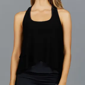 Parker Layer Top (black mesh)