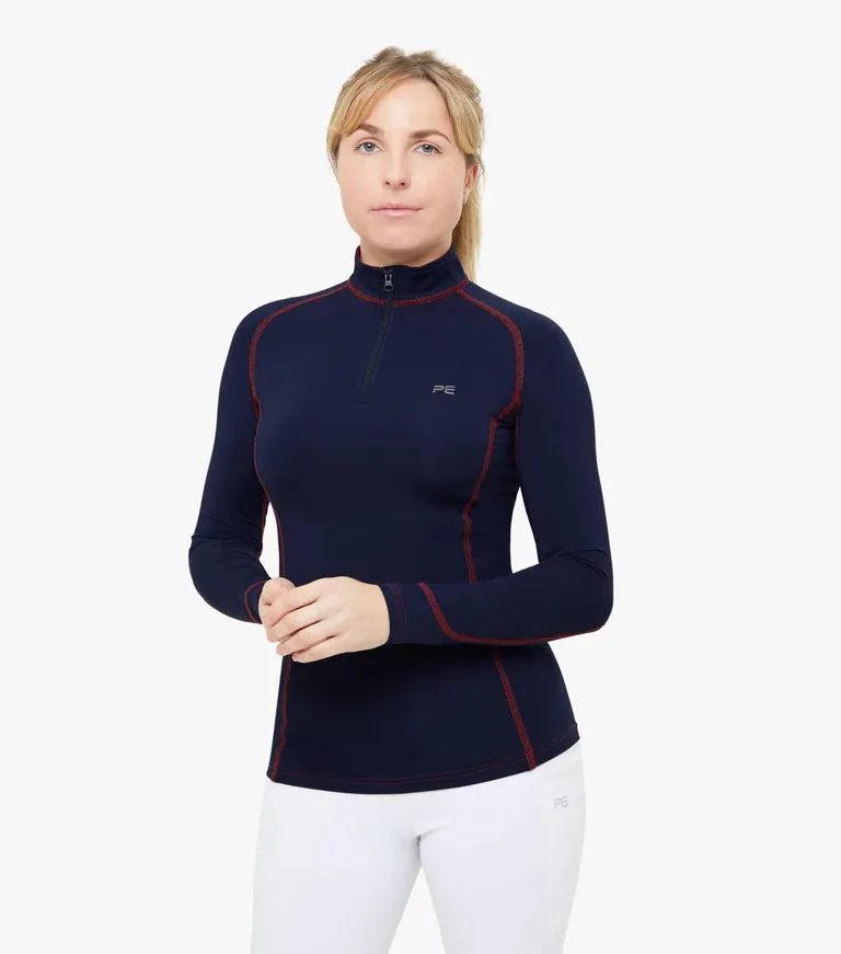 PE Ombretta Ladies Technical Long Sleeve Riding Top Base Layer
