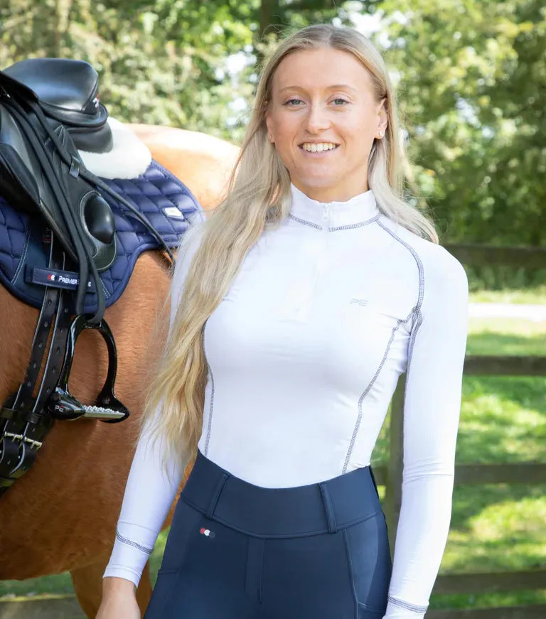 PE Ombretta Ladies Technical Long Sleeve Riding Top Base Layer