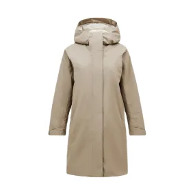 PEAK PERFORMANCE W TREELINE INSULATED PARKA JAS - AVID BEIGE