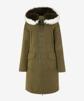 Peuterey Parka in Poplin with Small Studs on The Front Side