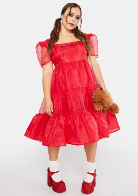 Plus Click Your Heels Midi Dress