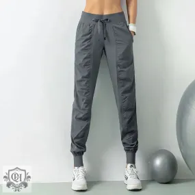 Quick-Dry Pleated Sporty Fit Pants