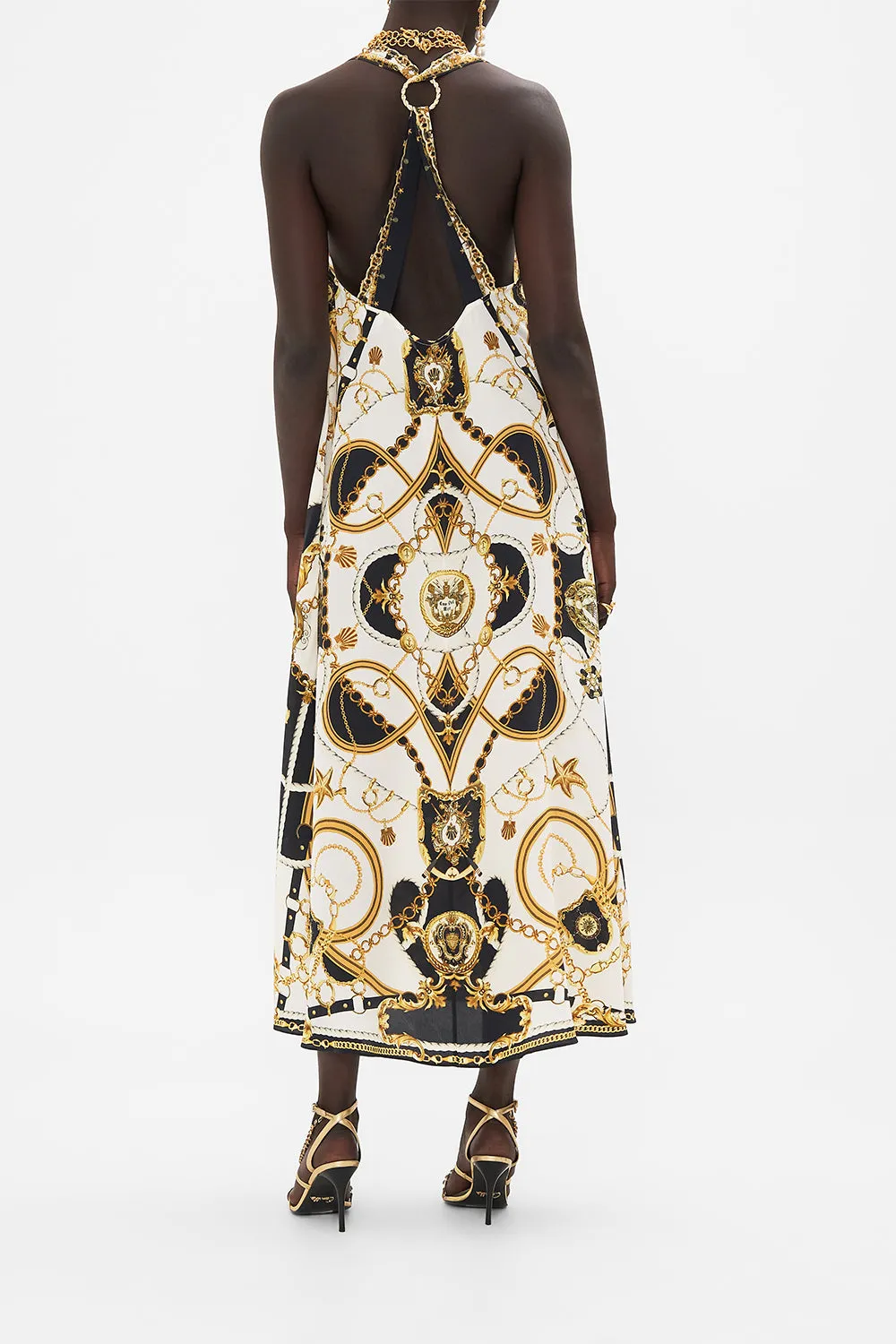 RACER BACK DRESS WITH HARDWARE SEA CHARM