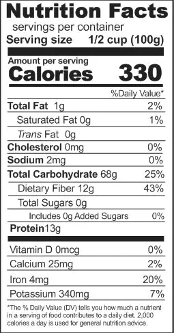 Rainy Day Foods Hard Red Wheat Natural 6 (Case of Six) #10 Cans - 150 Servings