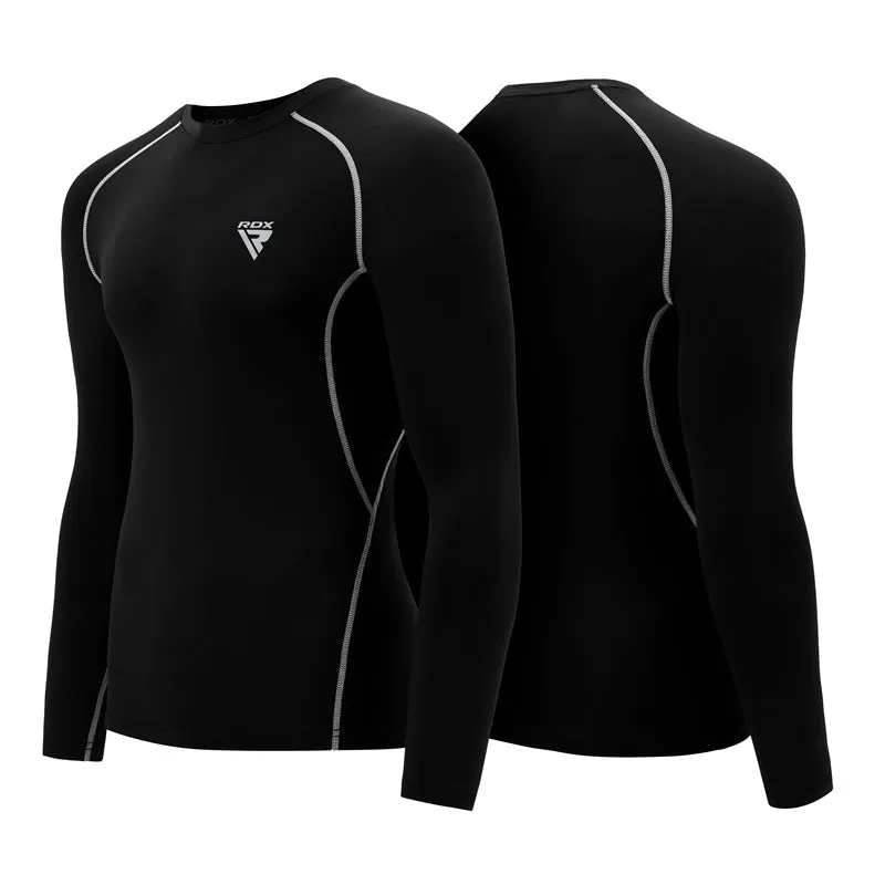 RDX L5 Long Sleeve Black Rash Guard