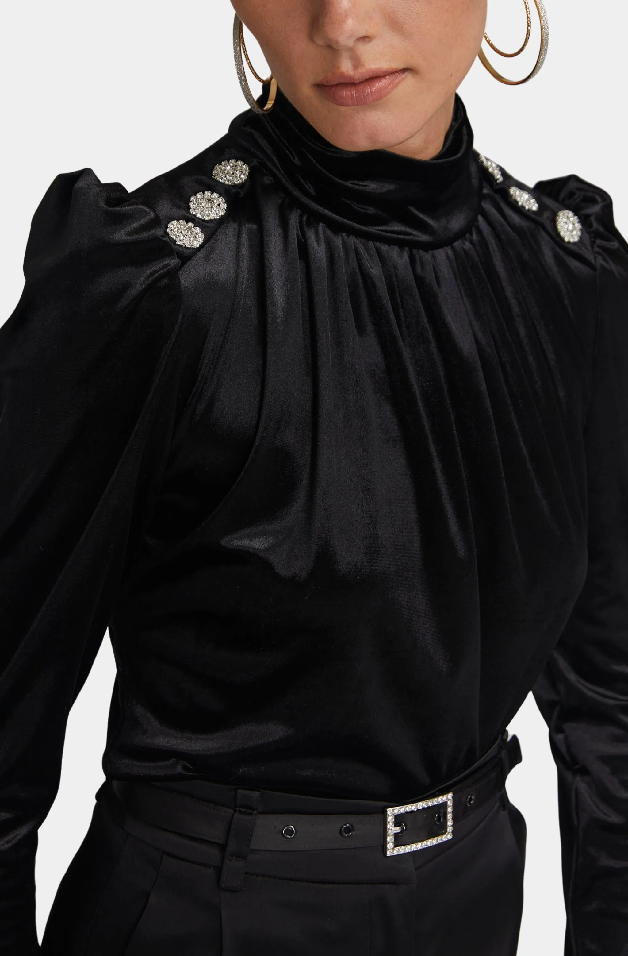 Rebecca Velour Top