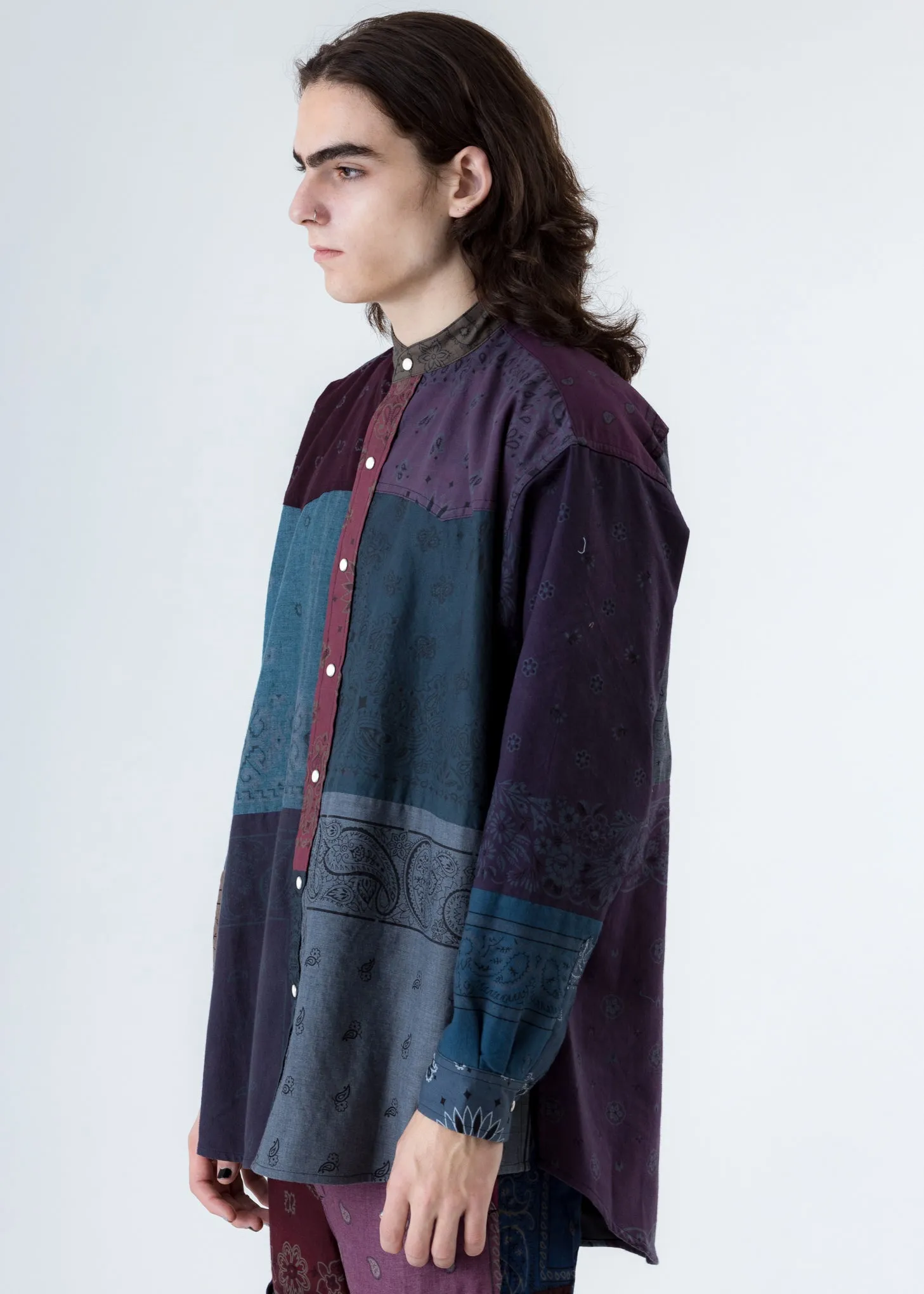 ROGIC Mix Bandana Patch Work Jacket