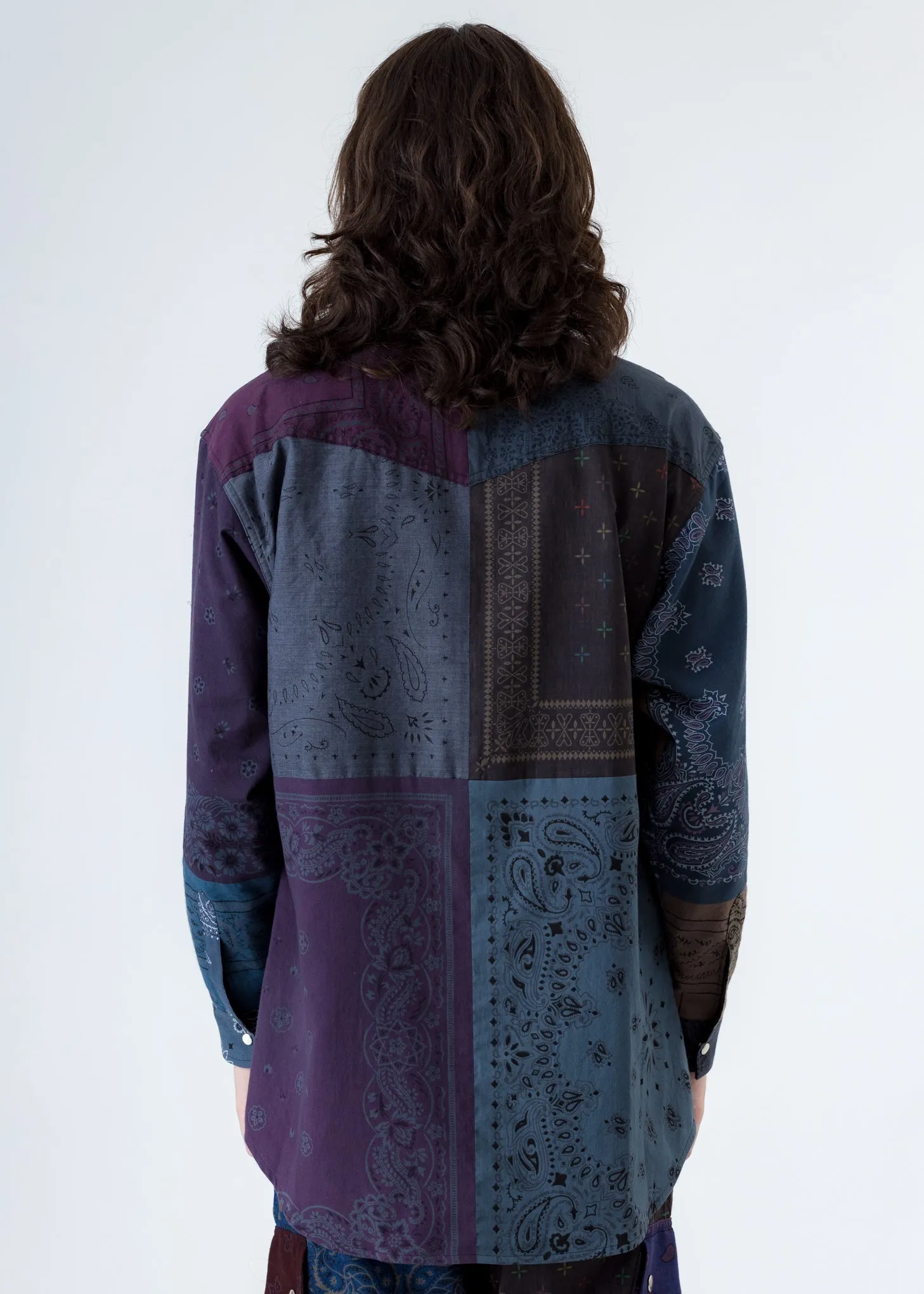 ROGIC Mix Bandana Patch Work Jacket