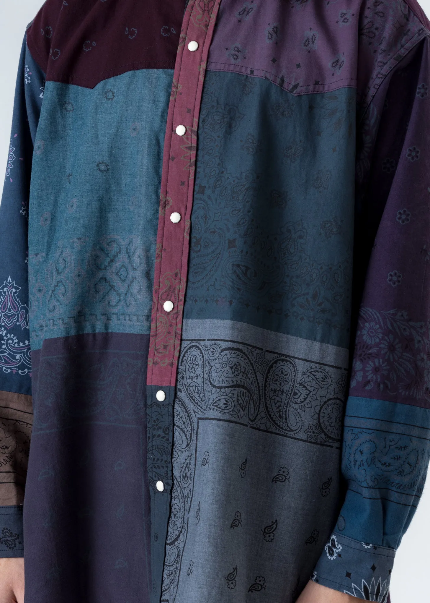 ROGIC Mix Bandana Patch Work Jacket