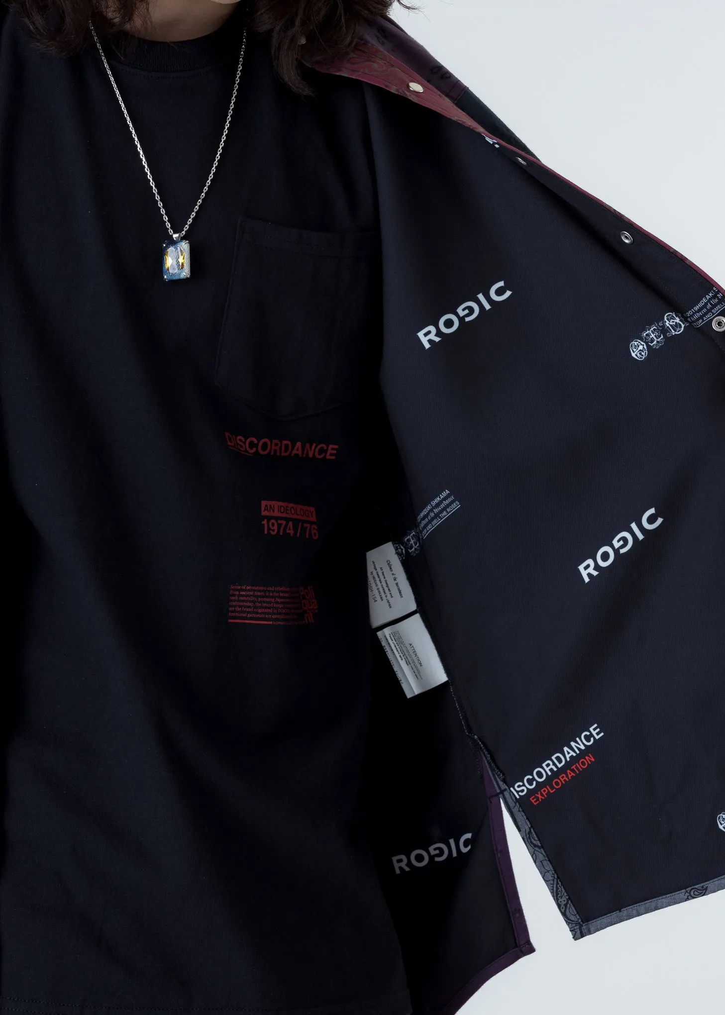 ROGIC Mix Bandana Patch Work Jacket