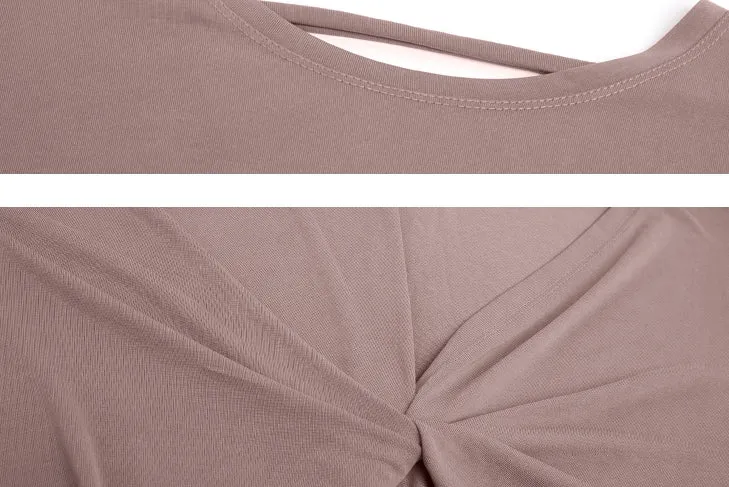 Ruched Long Sleeve Top (preorder/ 4 colours)
