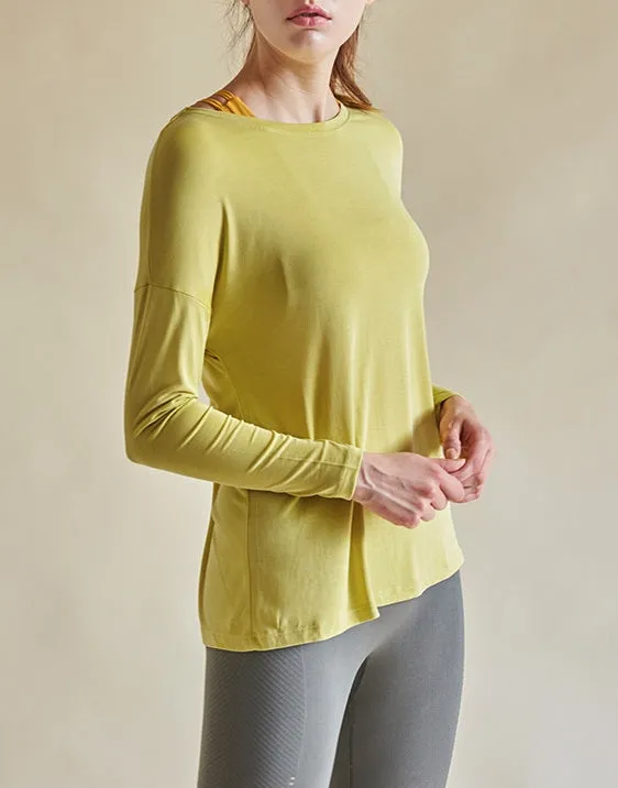 Ruched Long Sleeve Top (preorder/ 4 colours)