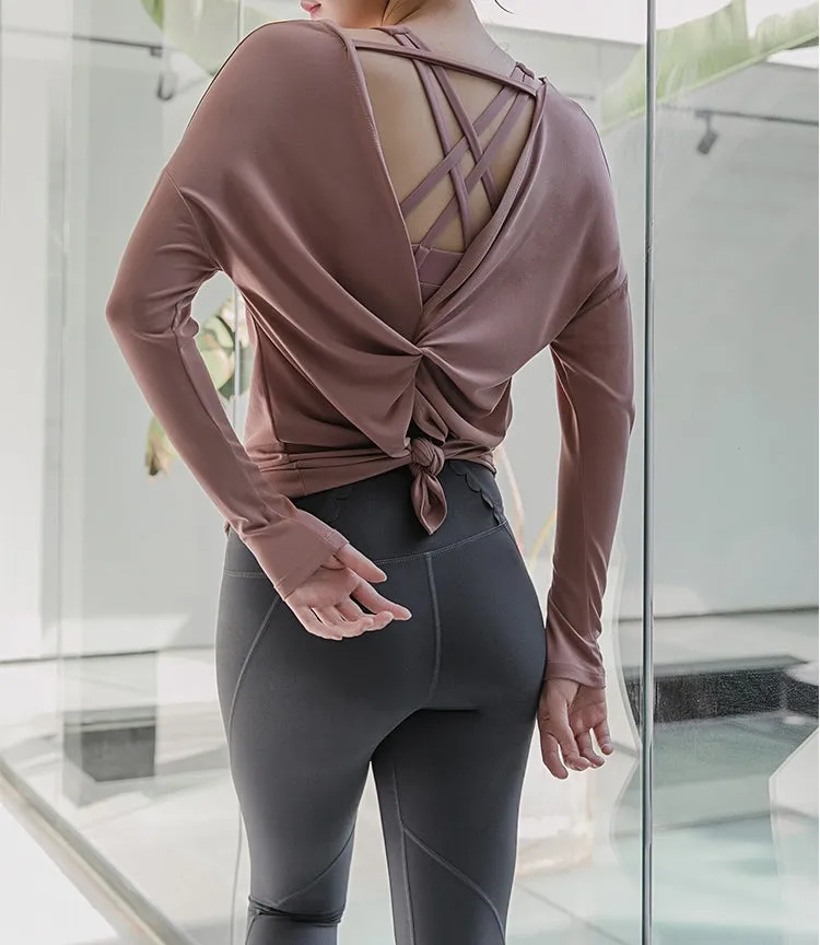 Ruched Long Sleeve Top (preorder/ 4 colours)