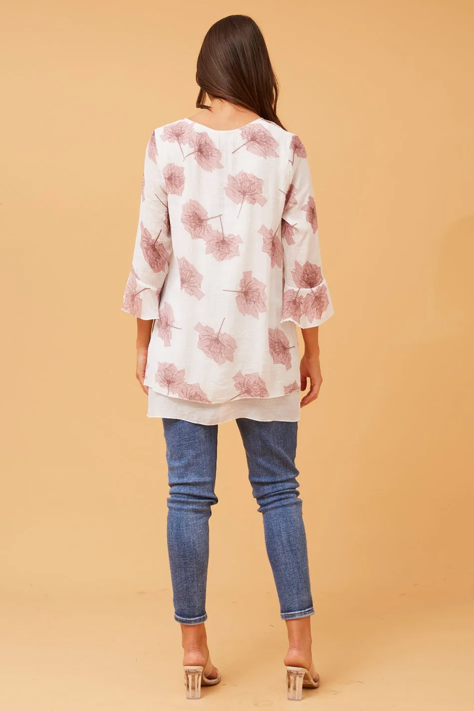RUMI DOUBLE LAYER TUNIC TOP
