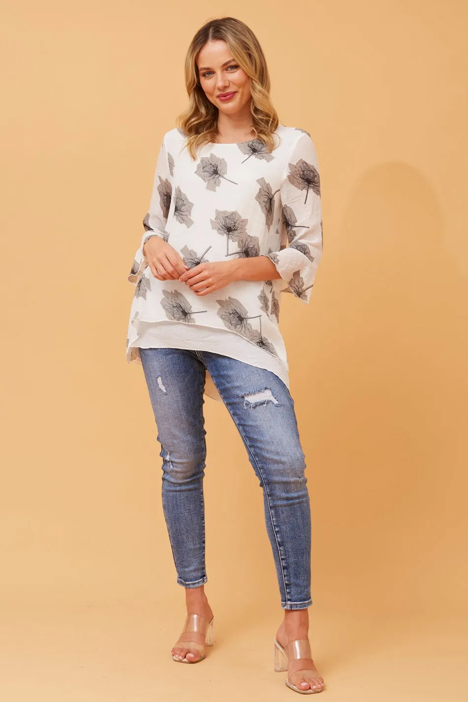 RUMI DOUBLE LAYER TUNIC TOP