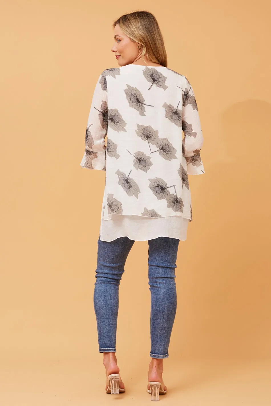 RUMI DOUBLE LAYER TUNIC TOP