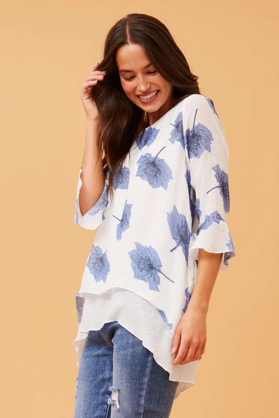 RUMI DOUBLE LAYER TUNIC TOP