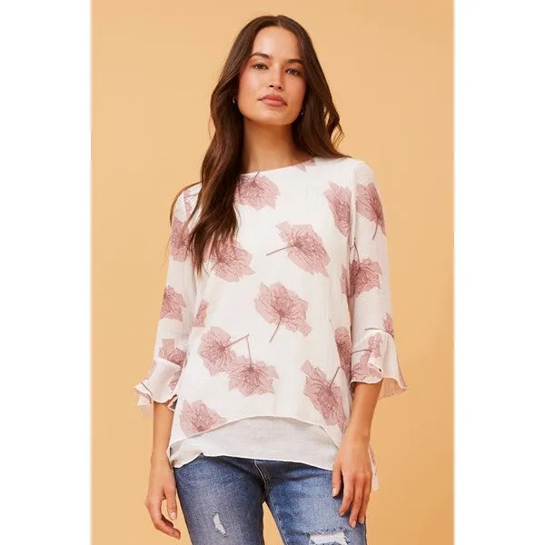 RUMI DOUBLE LAYER TUNIC TOP