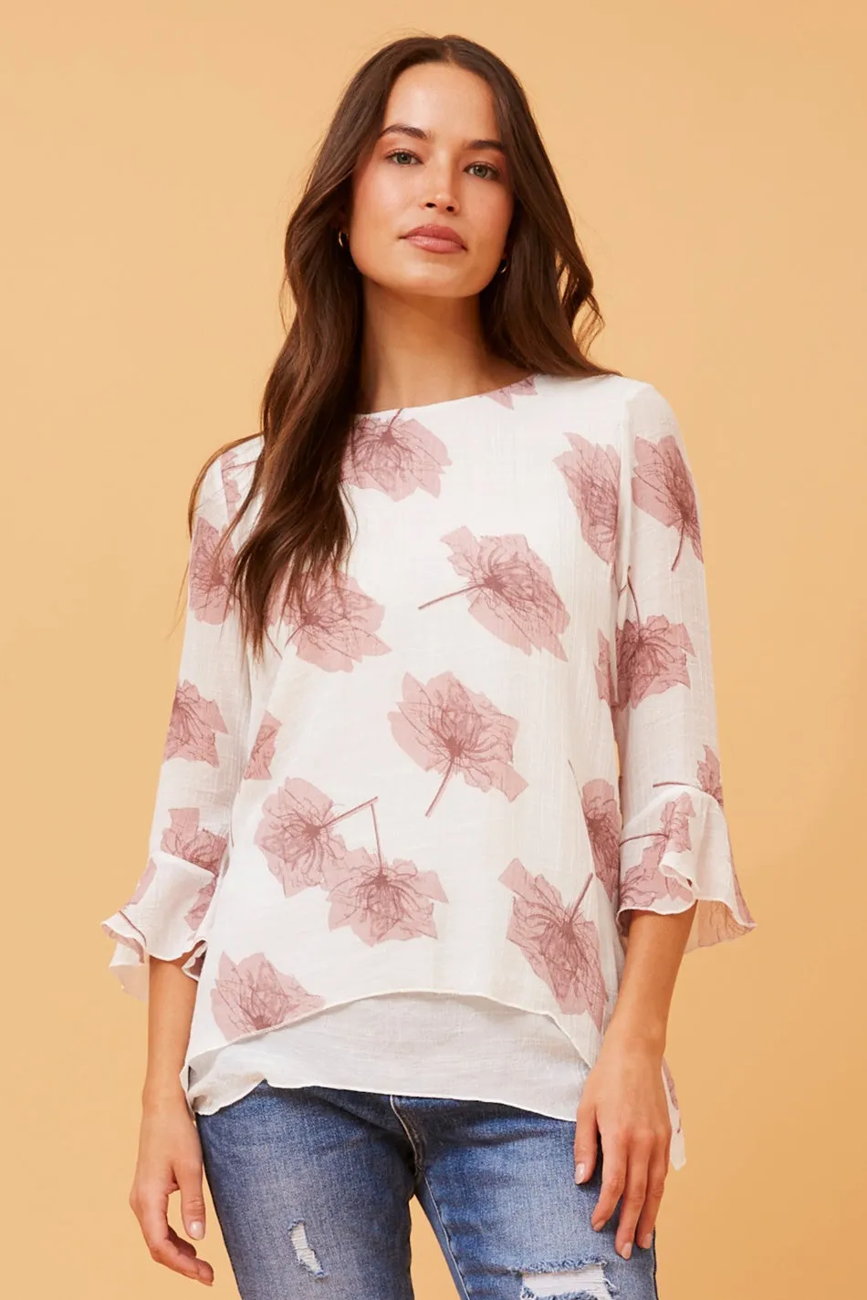 RUMI DOUBLE LAYER TUNIC TOP