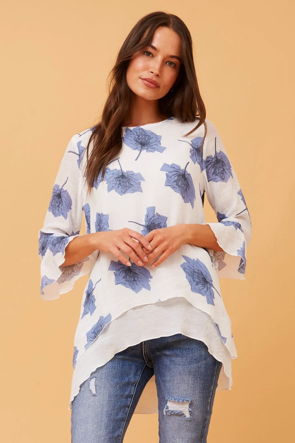 RUMI DOUBLE LAYER TUNIC TOP