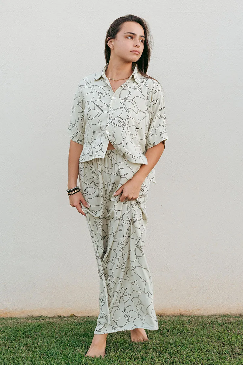 Salt   Sea Talia Top - Mint Ginger, Sage Ginger