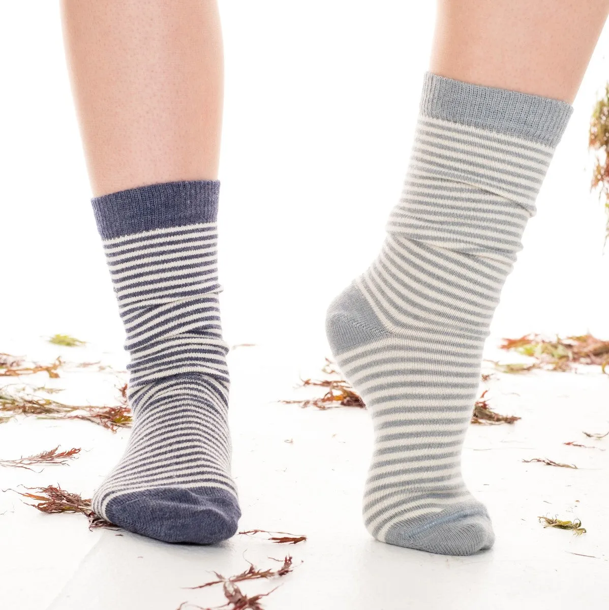 Samantha Holmes Stripey Alpaca Socks