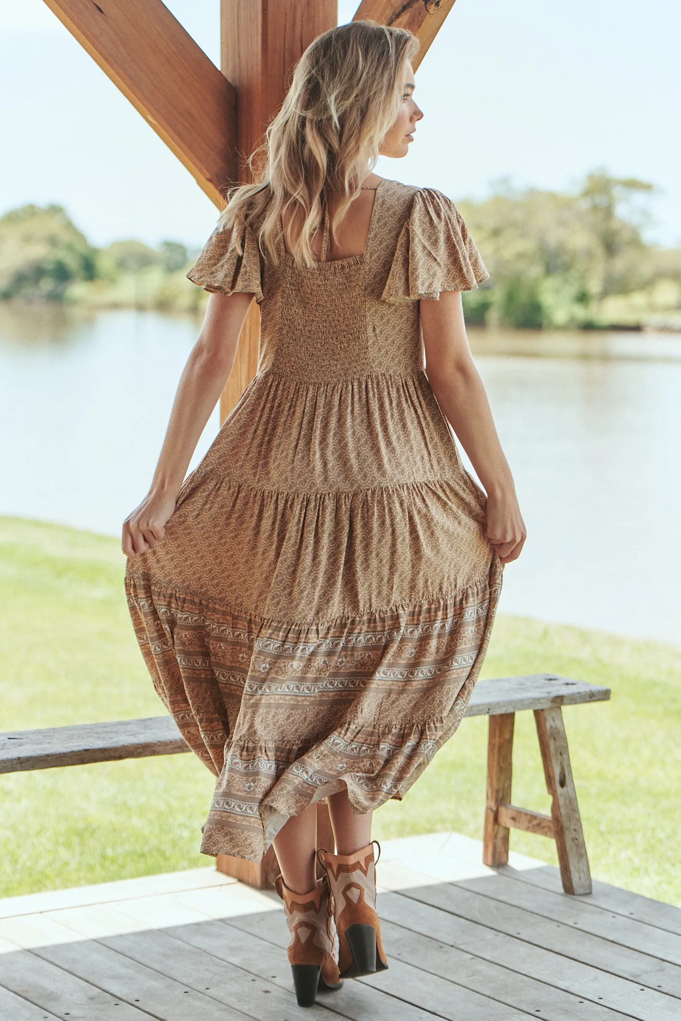 SAND BON ISABELLA MAXI DRES