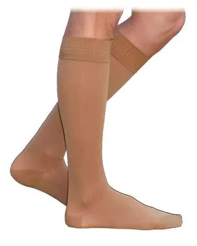 Sigvaris 860 Select Comfort 30-40 mmhg Men's Closed Toe Knee-Hi Grip Dot Band 863C