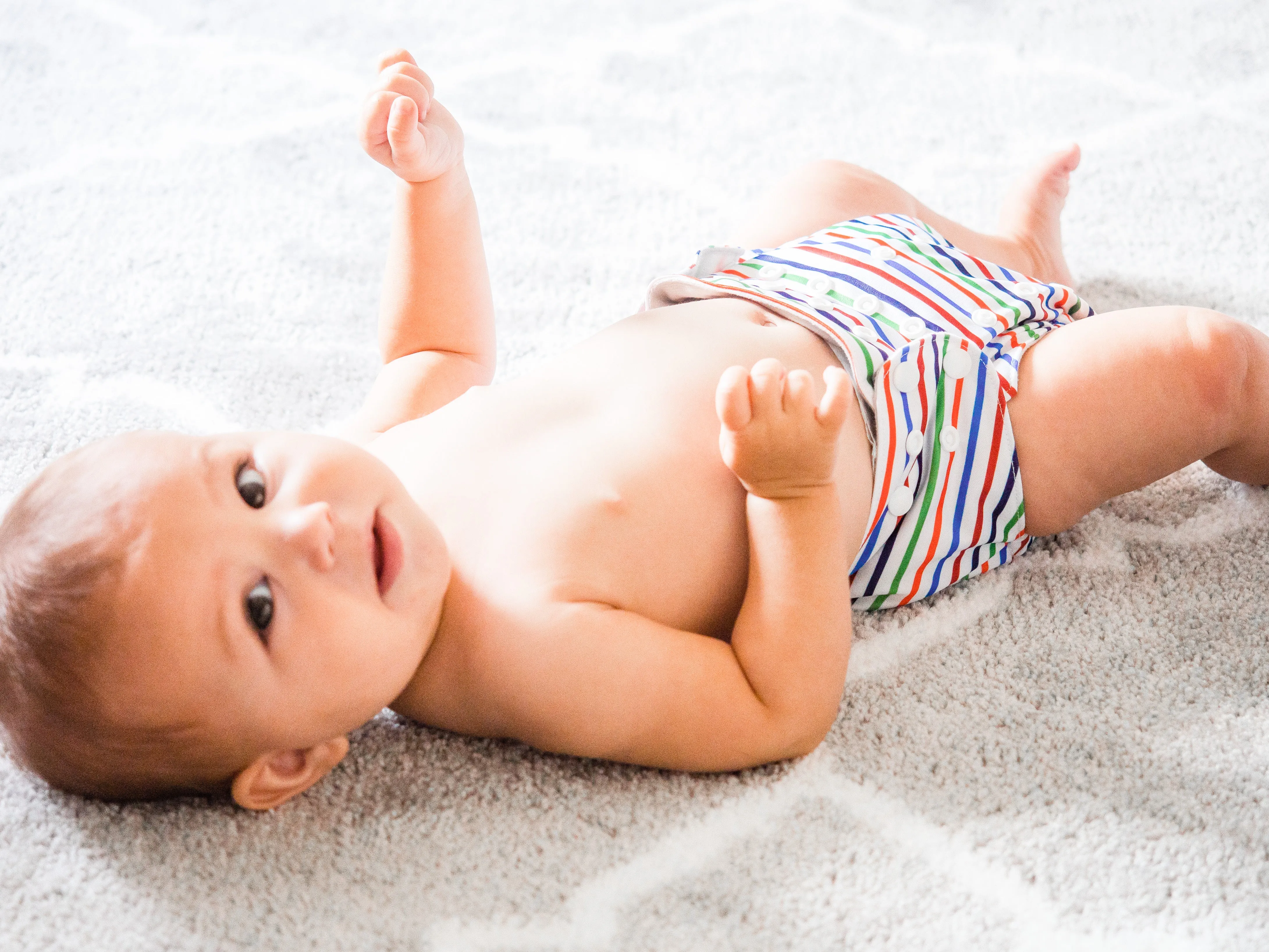 Simple Being Outer Space Print Unisex Reusable Baby Cloth Diapers