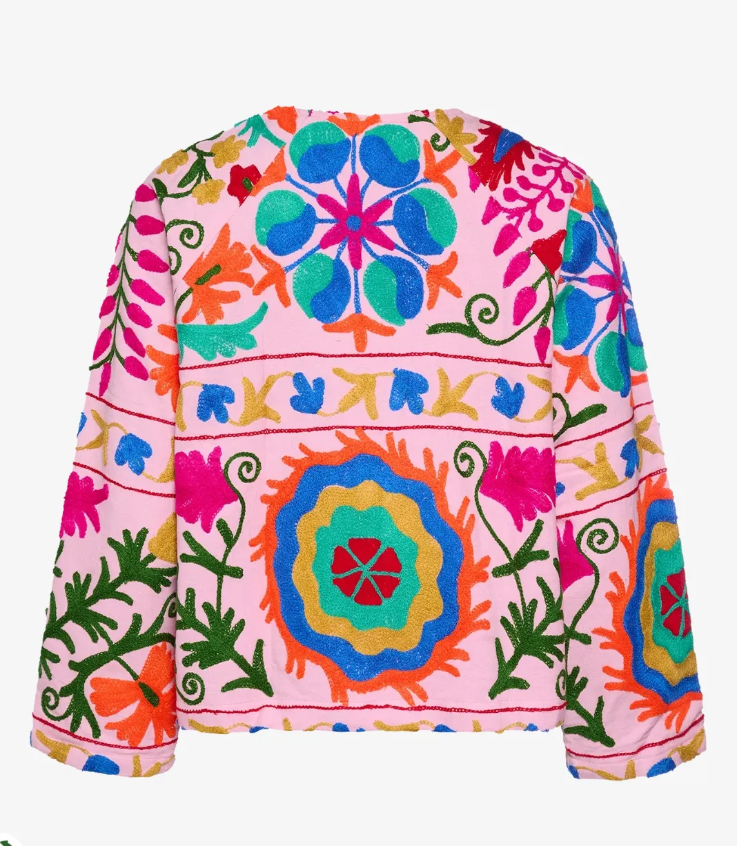 Sissel Edelbo Pink Floral Embroidered Jacket