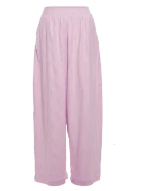 Solid Color Corduroy Loose Pants