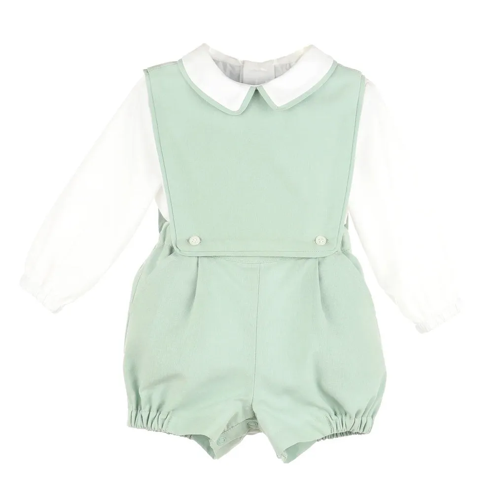 Sophie & Lucas Poplin Classics OG Overall Set Green