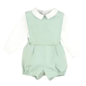 Sophie & Lucas Poplin Classics OG Overall Set Green