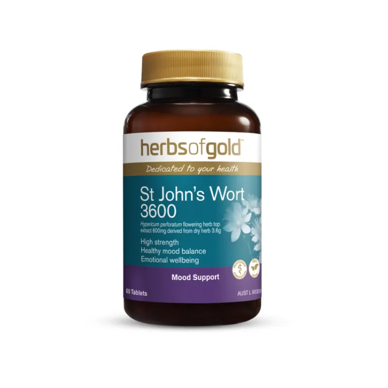 St Johns Wort 3600 by Herbs of Gold