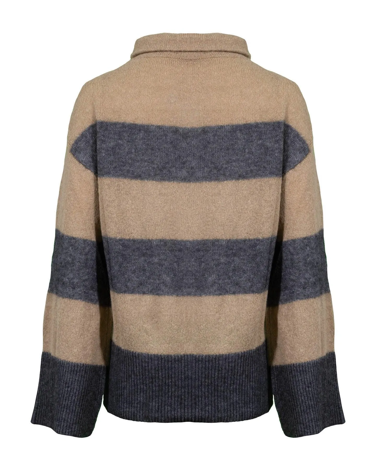 Striped Wool Blend Sweater