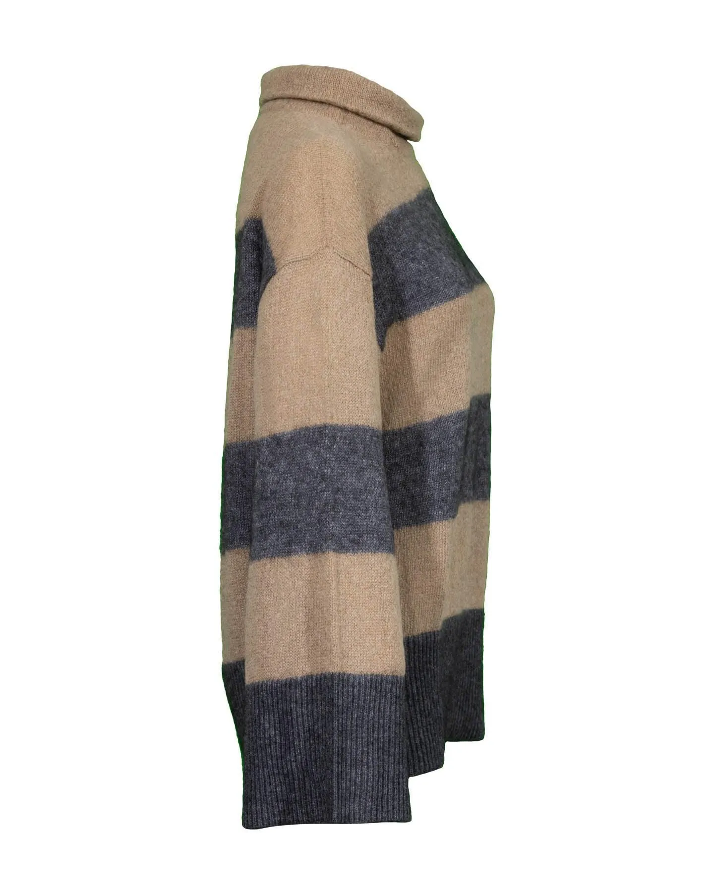 Striped Wool Blend Sweater
