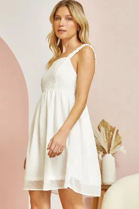 Swiss Dot Babydoll Mini Plus Size